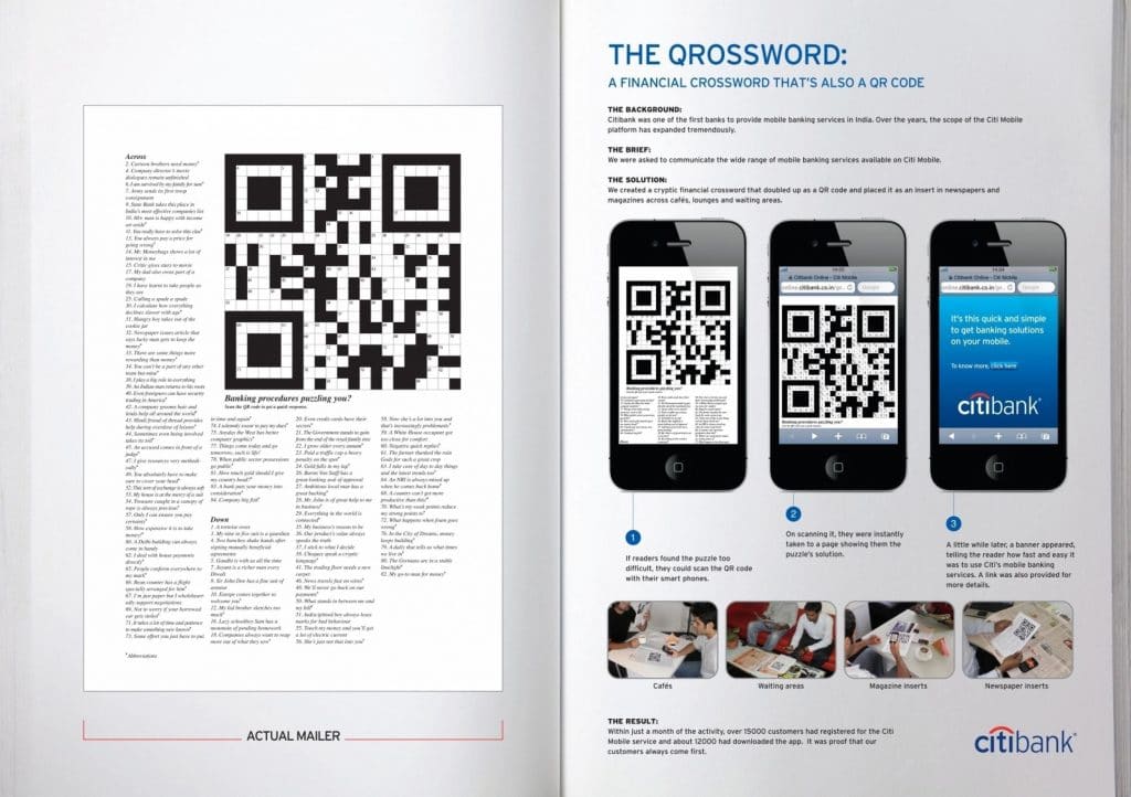 Crossword QR Code