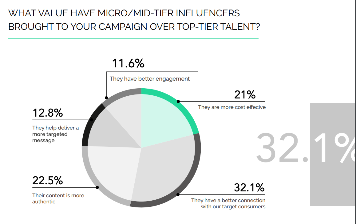  micro/macro influencers