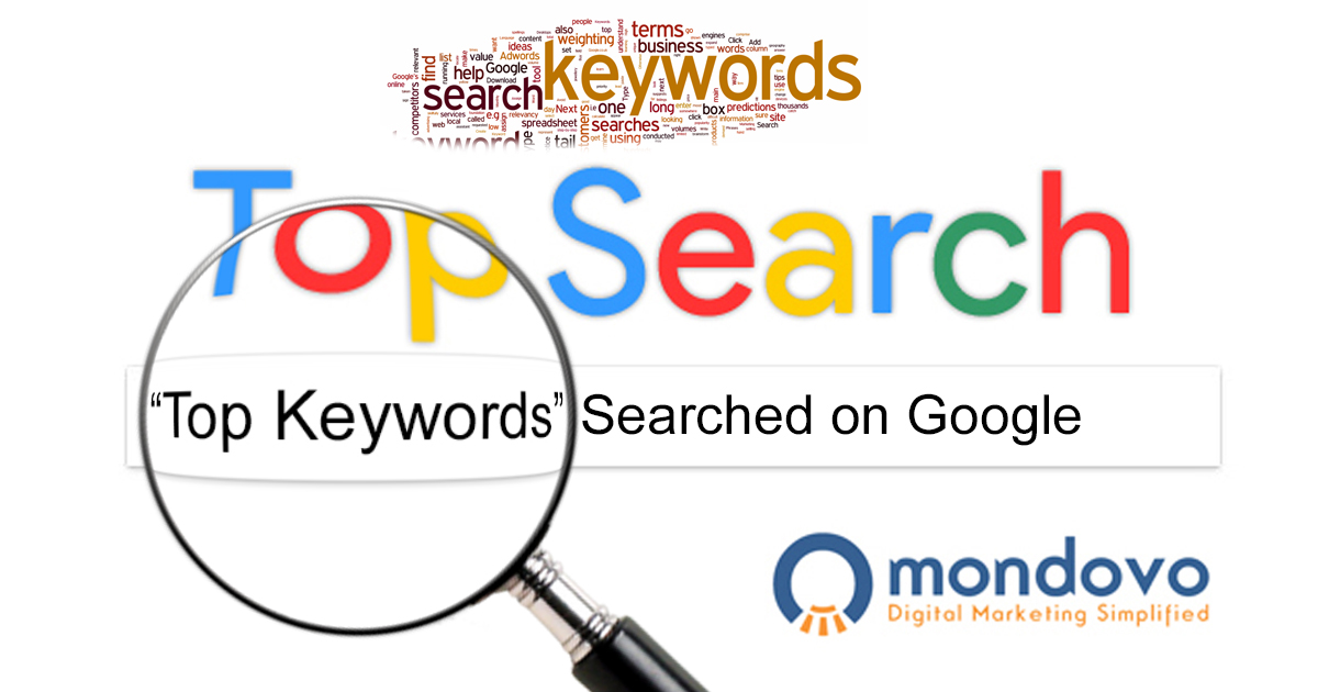 Top Searched Keywords: List Of The Most Popular Google Search Terms