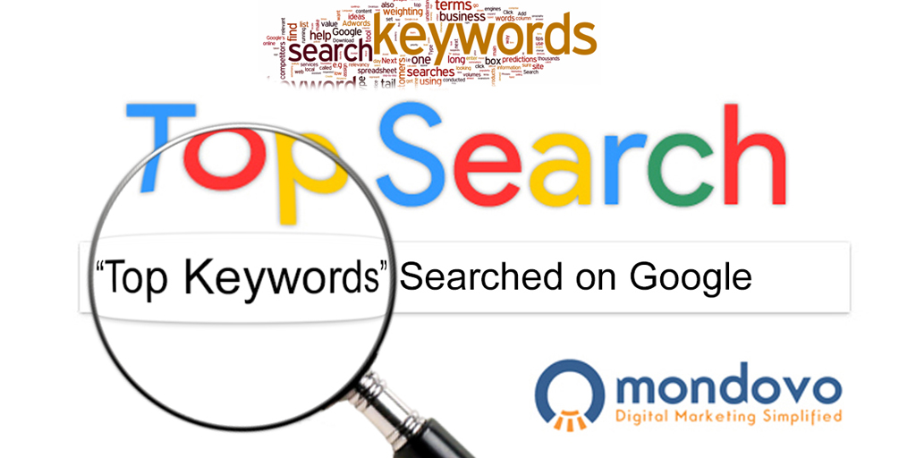 top searched keywords list of the most